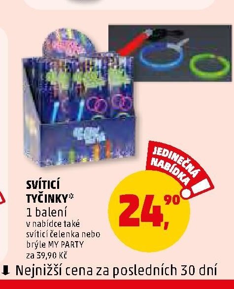 SVÍTÍCÍ TYČINKY