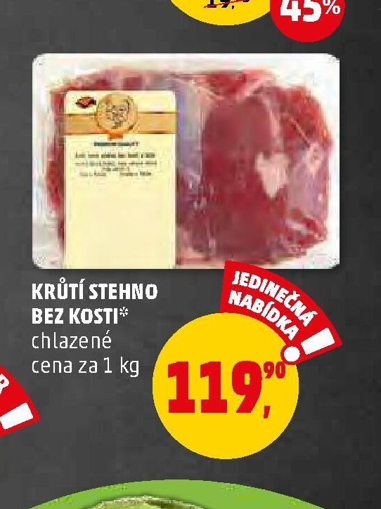 Krůtí stehno bez kosti