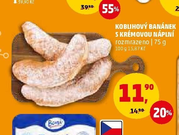 Koblihový banánek