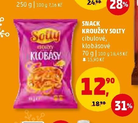 Snack Kroužky Solty
