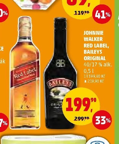 Johnnie Walker Red Label, Baileys Original