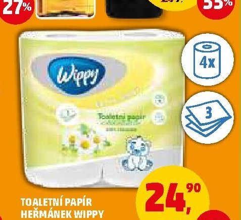 Toaletní papír Heřmánek Wippy