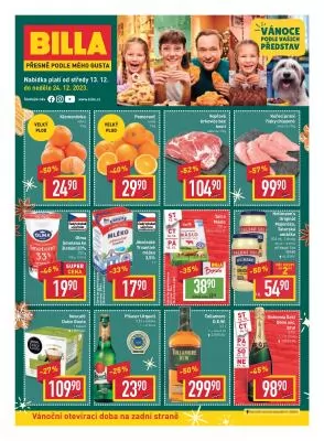 akční leták BILLA 13.12.2023-24.12.2023