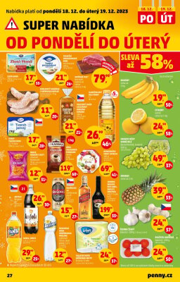 akční leták Penny Market 14.12.2023-19.12.2023