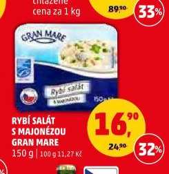 Rybí salát s majonézou Gran Mare