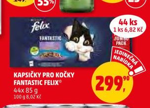 Kapsičky pro kočky Fantastic Felix