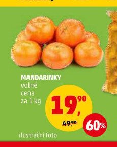 Mandarinky volné