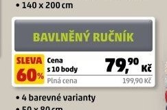 BAVLNĚNÝ RUČNÍK