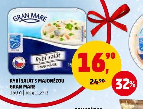 RYBÍ SALÁT S MAJONÉZOU GRAN MARE