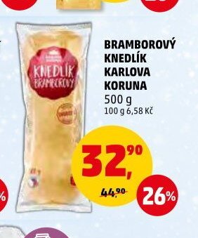 BRAMBOROVÝ KNEDLÍK KARLOVA KORUNA