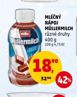 MLÉČNÝ NÁPOJ MÜLLERMILCH různé druhy