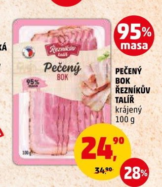 Pečený bok Řezníkův talíř