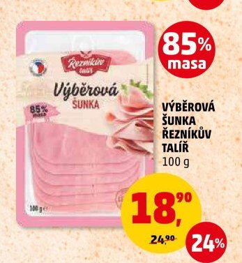 Výběrová šunka Řezníkův talíř