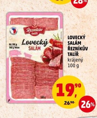 Lovecký salám Řezníkův talíř