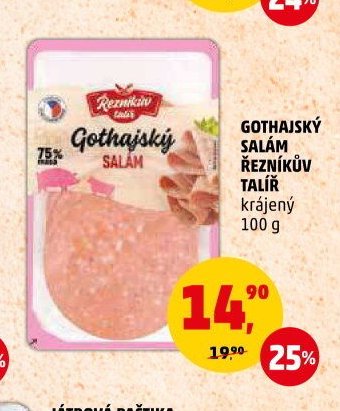 Gothajský salám Řezníkův talíř