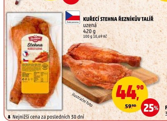 Kuřecí stehna Řezníkův talíř