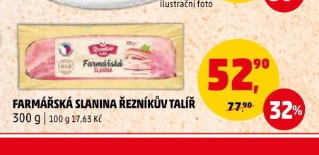 Farmářská slanina Řezníkův talíř