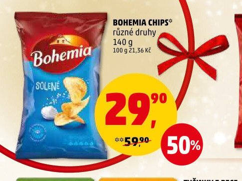 BOHEMIA CHIPS různé druhy 140 g