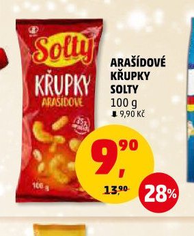 ARAŠÍDOVÉ KŘUPKY SOLTY 100 g
