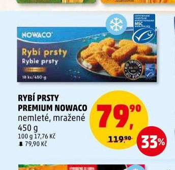 RYBÍ PRSTY PREMIUM NOWACO 450 g