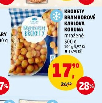 KROKETY BRAMBOROVÉ KARLOVA KORUNA 300 g