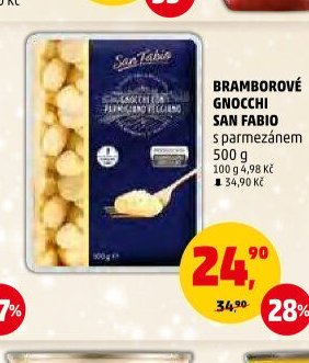 Bramborové gnocchi San Fabio
