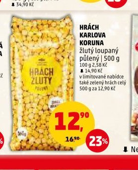 Hrách Karlova Koruna