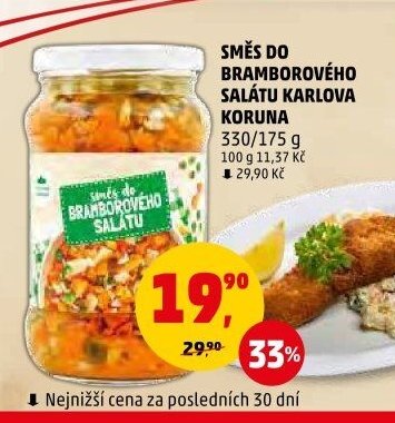 SMĚS DO BRAMBOROVÉHO SALÁTU KARLOVA KORUNA