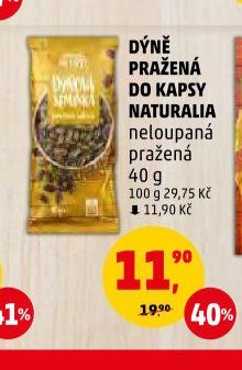 DÝNĚ PRAŽENÁ DO KAPSY NATURALIA