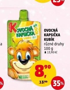 Ovocná kapsička Kubík