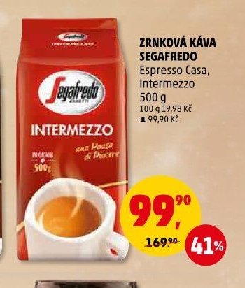 Zrnková káva Segafredo Intermezzo
