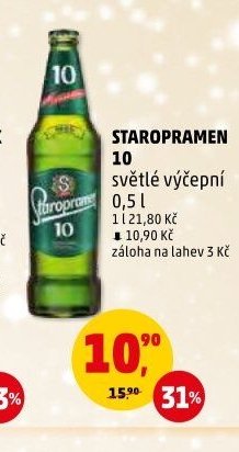 Staropramen 10 světlé výčepní 0,5 l