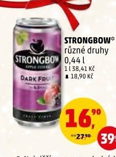 Strongbow různé druhy 0,44 l