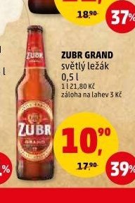Zubr Grand světlý ležák 0,5 l