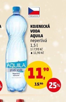 KOJENECKÁ VODA AQUILA neperlivá 1,5 l