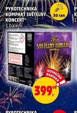 PYROTECHNIKA KOMPAKT SVĚTELNÝ KONCERT