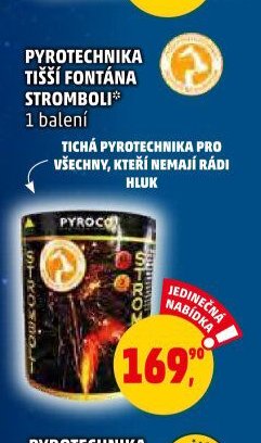 PYROTECHNIKA TIŠŠÍ FONTÁNA STROMBOLI