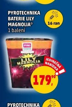 PYROTECHNIKA BATERIE LILY MAGNOLIA
