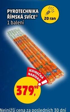 PYROTECHNIKA ŘÍMSKÁ SVÍCE