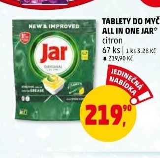 TABLETY DO MYČKY ALL IN ONE JAR