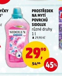 PROSTŘEDEK NA MYTÍ POVRCHŮ SIDOLUX