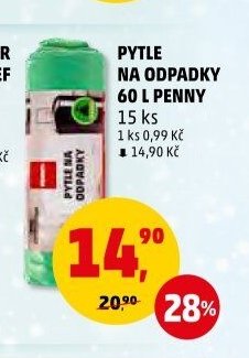 PYTLE NA ODPADKY 60 L PENNY