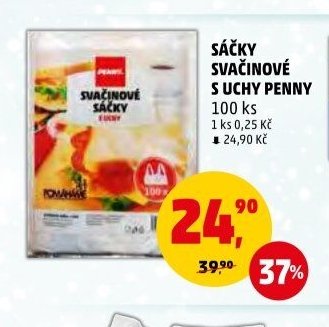 SÁČKY SVAČINOVÉ S UCHY PENNY