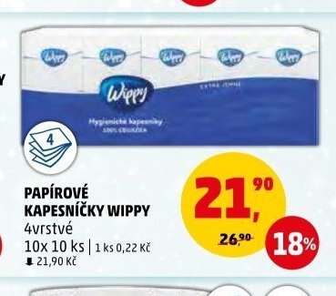 PAPÍROVÉ KAPESNÍČKY WIPPY
