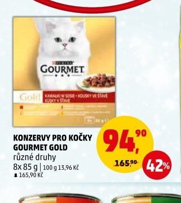 KONZERVY PRO KOČKY GOURMET GOLD