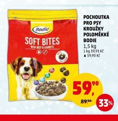 POCHOUTKA PRO PSY KROUŽKY POLOMĚKKÉ BODIE