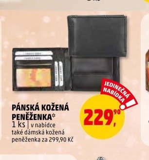 Pánská kožená peněženka