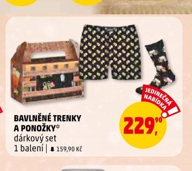 Bavlněné trenky a ponožky
