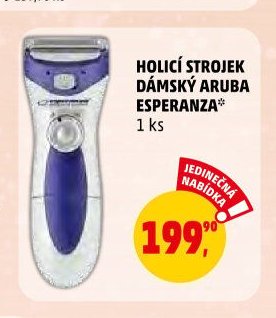 Holicí strojek dámský Aruba Esperanza