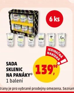 Sada sklenic na panáky